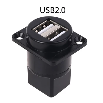 Аксесоар за подмяна на модул панел с двоен съединител USB 2.0 тип D.