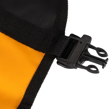 Чанта-гребло, чанта-гаф, чанта за каране на лодка Ярко-жълт цвят, с устройство за самостоятелно спасение на канута със светлоотразителни ивици