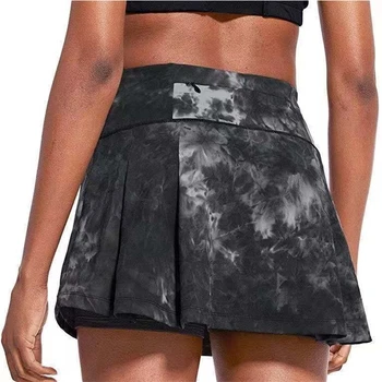 Дамски панталон за йога за джогинг, бързосъхнеща дишаща тенис пола за тренировки