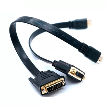 HD-kompatibel zu DVI linie DVI zu HD linie flache linie HD umwandlung linie PS3 verbindung linie mit können drehen 30см jeder an