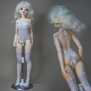 D04-B512 детска играчка ръчна изработка 1/4 кукла BJD/SD стоп-моушън дрехи от дантела-бяло перлено-бял гащеризон бански 1бр