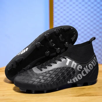 Висок клас футболни обувки C. Тренировочная обувки за състезания на Diqna, мини износоустойчиви футболни обувки Fustal Chuteira Society