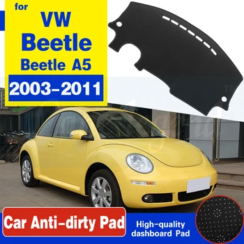 За Volkswagen VW New Beetle 2003 ~ 2011 Beetle A5 Противоскользящий Мат Тампон Върху таблото на сенника Dashmat Аксесоари За Мокети 2006 2008