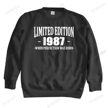 Лимитированная серия 1987 sweasweater Born 30th Year Подарък за рожден Ден Забавен Мъжки Подарък пролет плюс размера на топло hoody евро размера на