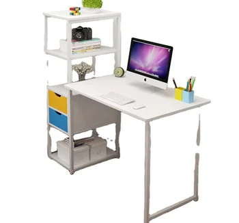Индивидуален маса L-образна форма и за офис, домашен кабинет, ъглови компютърни бюра, промишлени, метални офис мебели