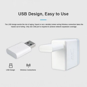 Повторител на сигнала на Hristo, USB удължителен кабел за сензора, разширяване на 20-30 м съвместим врата Чрез приложение Smart Life