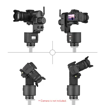 Е-roto-наклонена глава с дистанционно управление, панорамна штативная корона за цифров огледално-рефлексен фотоапарат, Canon, Nikon, Sony, за видеозаснемане TT
