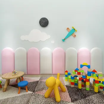 Детска стая, основна спалня, легло-татами с извити тапицерия