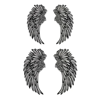 1 чифт Криле на Ангел с led подсветка Стенни Скулптура, Декоративно Украшение Занаяти