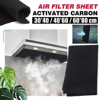 3 Размера на Дебелина от 3 мм Начална плат Черен Климатик Пречистватели на въздух с активен въглен HEPA Аксесоари Плат-филтър за пречистване на