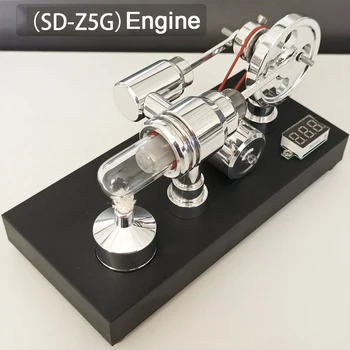Новият модел на генератора на двигателя на Стърлинг, физически експеримент 