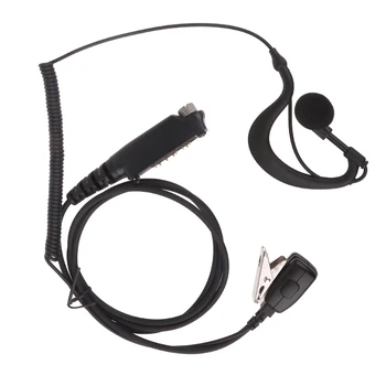 Извита Слушалка Слушалка Чист Звук Слушалки ABS за Радиостанция STP8000 STP9000