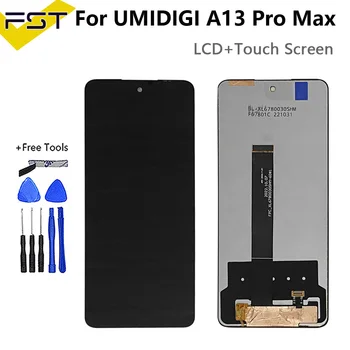 Оригиналът е За UMIDIGI A13 PRO MAX 5G LCD дисплей С touch Screen Digitizer в събирането на LCD Touch За UMIDIGI A13PRO MAX LCD + Сензор