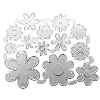 2024 Нови прекрасни цветя Метални печати Растения Цветя Шаблон за печати за подпечатване за diy от хартия Декор албум за scrapbooking
