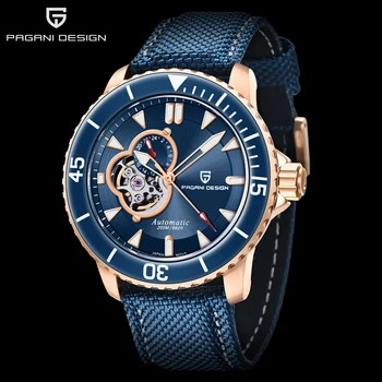 Мъжки часовник PAGANI Design Tourbillon Автоматични часовници, Механични часовници е от неръждаема стомана за мъже елит на марката reloj hombre