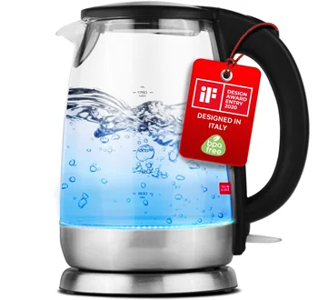 Чаша за ел. кана за гореща вода, чай и кафе, с двойно предназначение, без BPA, с заварочным устройство от неръждаема стомана