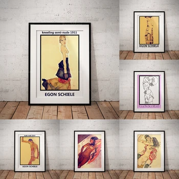 Изкуството на Эгона Шиле-щампи в стил гол
