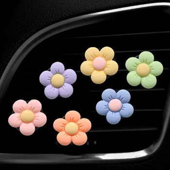 Онлайн магазин Daisy Flower Car Сладко Климатик за освобождаване на въздух Ароматерапия Украса на колата Украса на интериора на колата