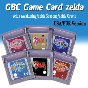 Zelda GBC Card 16-Битов Касета за видео игра Конзола Карта за Gameboy Awakening Oracle of Seasons Класическа Игра на Английски език