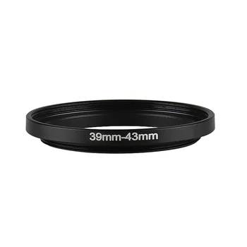 Алуминиево Черно Увеличава Филтриращо Пръстен 39 мм-43 мм 39-43 мм 39-43 Адаптер за филтри за Обектива Canon, Nikon, Sony DSLR Camera Lens