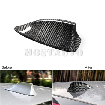 За BMW 5 серия F10 F11 Днешно въглеродни влакна Антена във формата на акула перки, изработени от въглеродни влакна Покритие на покрива на колата 2011-2016 1бр