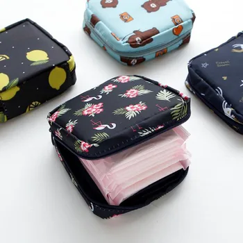 Нова стилна хигиенична памучен чанта, преносима сладко чанта за багаж, чанта за кърпи за жени