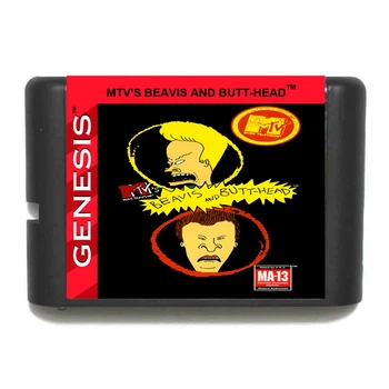 Ново записване е 16-битова игра на карти Beavis и Butt-head MD за Sega Mega Drive за Genesis