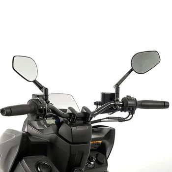 Мотоциклетни Огледалата за обратно виждане, Регулируема Стъкло Огледало с висока разделителна способност С винтове 8 мм/10 мм За квадроцикла Moto Dirt Bike