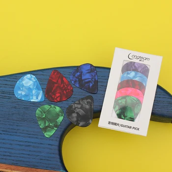 100 Комплекта цветни невротрансмитер 0,96 мм, Народна китара, Шрапнел, Аксесоари за ukulele, средства за игра на музикални инструменти, случаен цвят