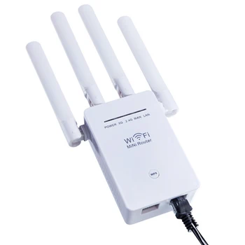 5G Wifi Ретранслатор Усилвател Wi-Fi Далечни разстояния 1200 Мб/с Удължител Мрежата на Сигнала на Wi-Fi Безжична Усилвател Wi-Fi 5 Ghz Точка за Достъп Wi-Fi