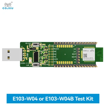 Тестова платка на WiFi Сериен Server COJXU E103-W04-TB Подкрепа UART TCP/UDP/MQTT/HTTP USB Интерфейс Лесен употреба за E103-W04