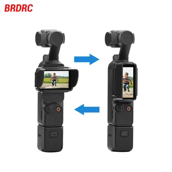 BRDRC Sunhood за DJI Osmo Pocket 3 Лесен LCD козирка, капачка на капака на двигателя, аксесоари за фотоапарати