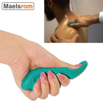 Масажор за палеца Инструмент за масаж на дълбоките тъкани Инструмент за масаж, техники на граничната точка гледна Зелен Цвят за релакс на тялото Аксесоар