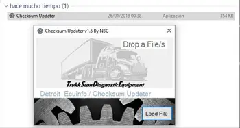 Detroit Diesel Ecu Info Checksum Updater версия на v1.5