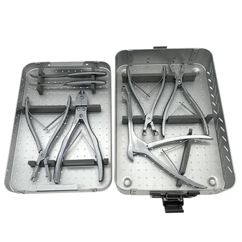 Комплект инструменти с ребристыми плочи за травматологического ортопедични хирургически инструмент