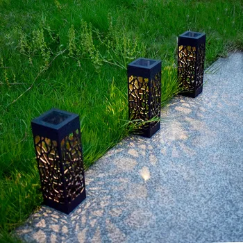 Swayboo Външна водоустойчив Красива Куха лампа за тревата на вилата, креативната led лампа с индукционным на горивото, Градинска лампа за тревата, слънчева светлина
