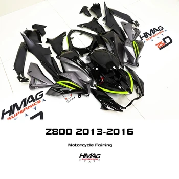 Корпус мотоциклетни обтекател с флуоресцентными зелени линии, висококачествена ABS за леене под налягане MOTO за Z800 Z 800 13 14 15 16