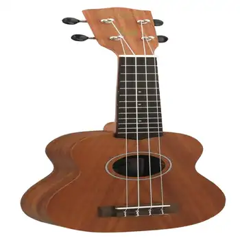 21 Сопрано азиатската ukulele Koa