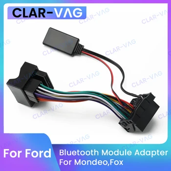 За Ford Mondeo Fox Модул Bluetooth 5.0 Адаптер е приемник на радио стерео кабел AUX адаптер Щепсела и да играе.