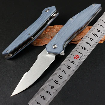 Сгъваем нож на нов продукт sharp D2 steel blacksmithing collection tool G10 дръжка открит многофункционален инструмент за самозащита