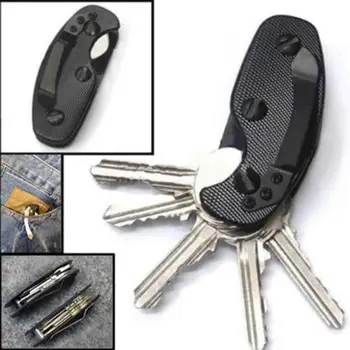 Ключовете за луксозния автомобил Алуминиев Ключодържател Папка за ключове корпус на преносими инструменти Органайзер за ключове Калъф Чанта за ключове Чанта за ключове Скоба за ключове