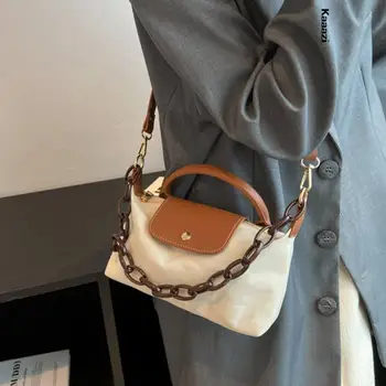 Нова дамски висококачествена кожена чанта през рамо, луксозна дизайнерска чанта 2024 година на издаване, модерна класика за подмишниците, Ba _DG-149192332_