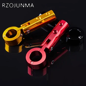 RZOJUNMA Адаптер за закрепване на кормилото на мотора, мултифункционален скоба за закрепване на фенера, за мотоциклет, поставка за телефон
