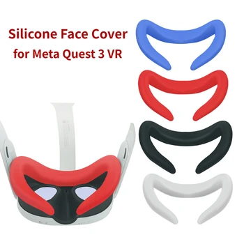 Силиконова Маска-Тампон За Лице Meta Quest 3 VR Слушалки Възглавница За Лице Защитен Калъф Тампон за Очите Meta Quest 3 Аксесоари