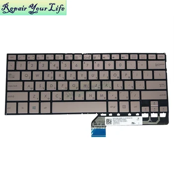 Клавиатура на иврит с подсветка за ASUS UX360 UX360U UX360UA C4160T Q324UA с подсветка 0KNB0-2626HE00 352HE13 оригинална черна златни