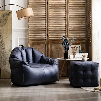 Раскладывающиеся Индивидуални дивани-торби за сядане на дивана за спални мека Мебел с торби за четене Bubble Italian Релено Para Puffs Украса